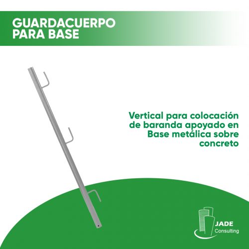 Guardacuerpo para base fija