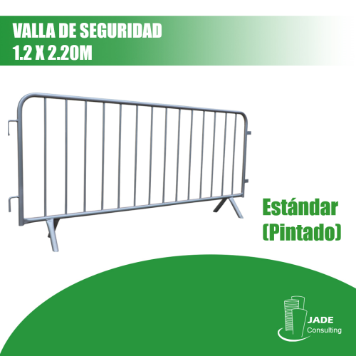 Valla peatonal 1.2m x 2.3m
