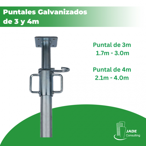 Puntal Galvanizado 3 y 4m