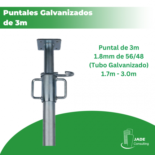Puntal Galvanizado 3 y 4m - 3m