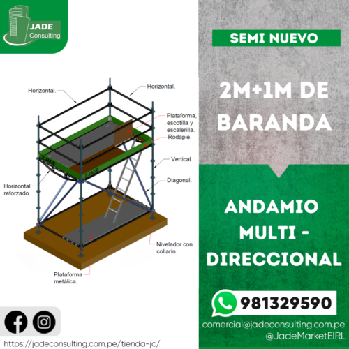 Andamio Multidireccional - 01 Nivel (Semi Nuevo - Usado)