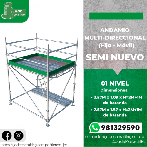 Andamio Multidireccional - 01 Nivel (Semi Nuevo - Usado)