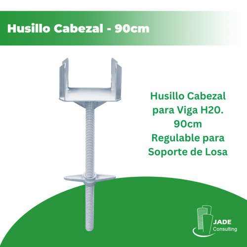 Husillo Nivelador con Cabezal