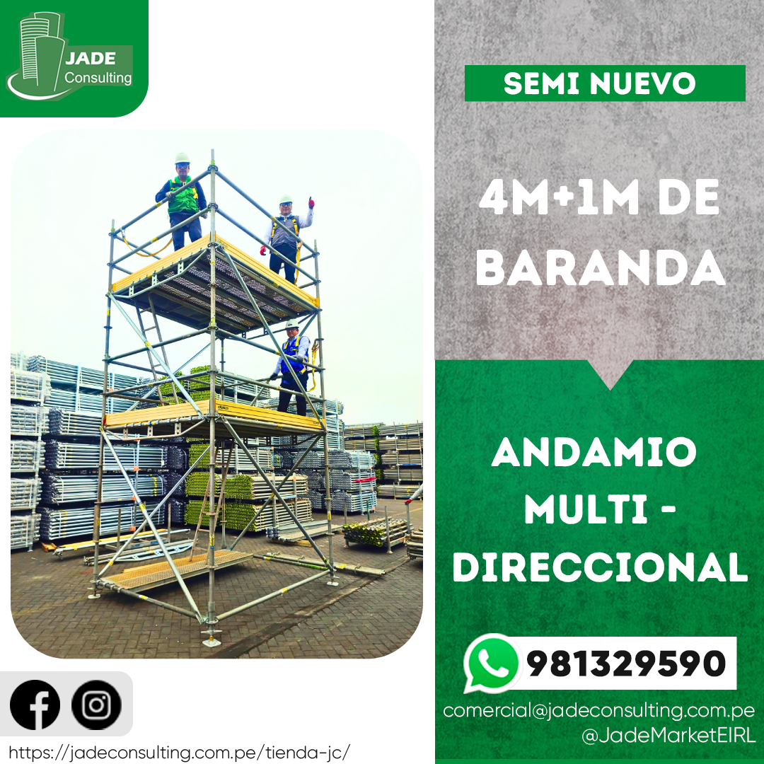 Andamio Multidireccional - 02 Niveles (Semi Nuevo - Usado) - Imagen 2