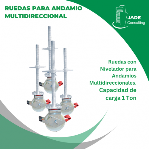 Ruedas para Andamio Multidireccional