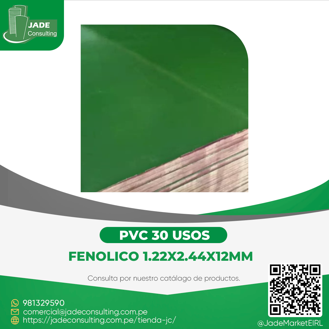 Tablero Fenólico de 12mm (1.22mx2.44m) 30 Usos